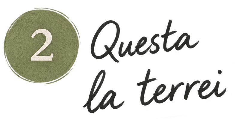 Questa la terrei.