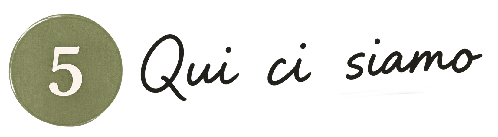 Qui ci siamo.