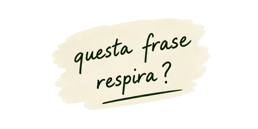 questa frase respira?